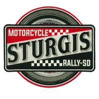Hot Leathers Sturgis Retro Logo 11" Patch PPQ2719 Hot Leathers