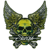 Hot Leathers Sturgis Skull Bird 10" Patch PPQ2739 Hot Leathers