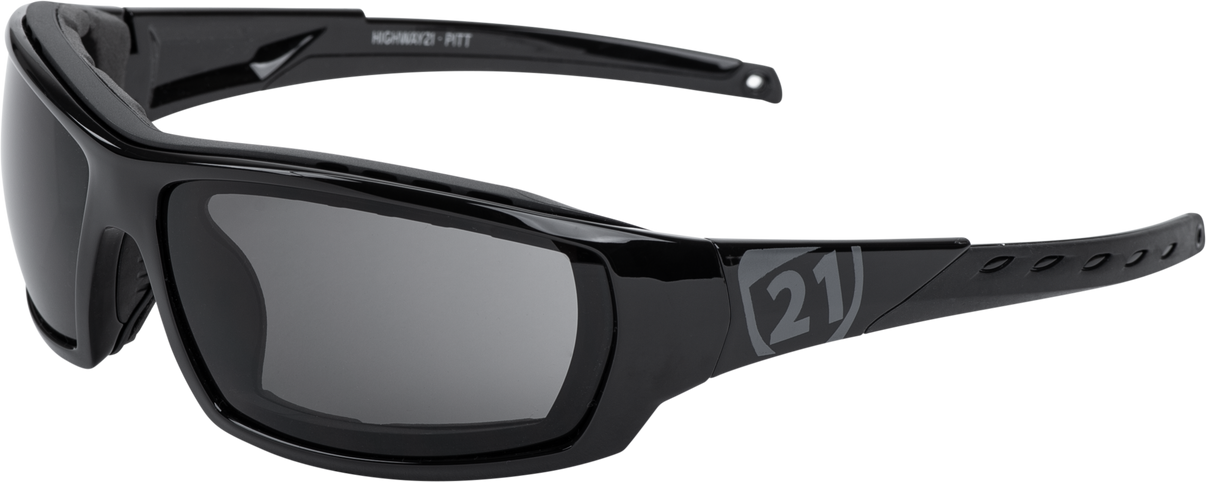 Pitt Hybrid Goggle Black HIGHWAY 21
