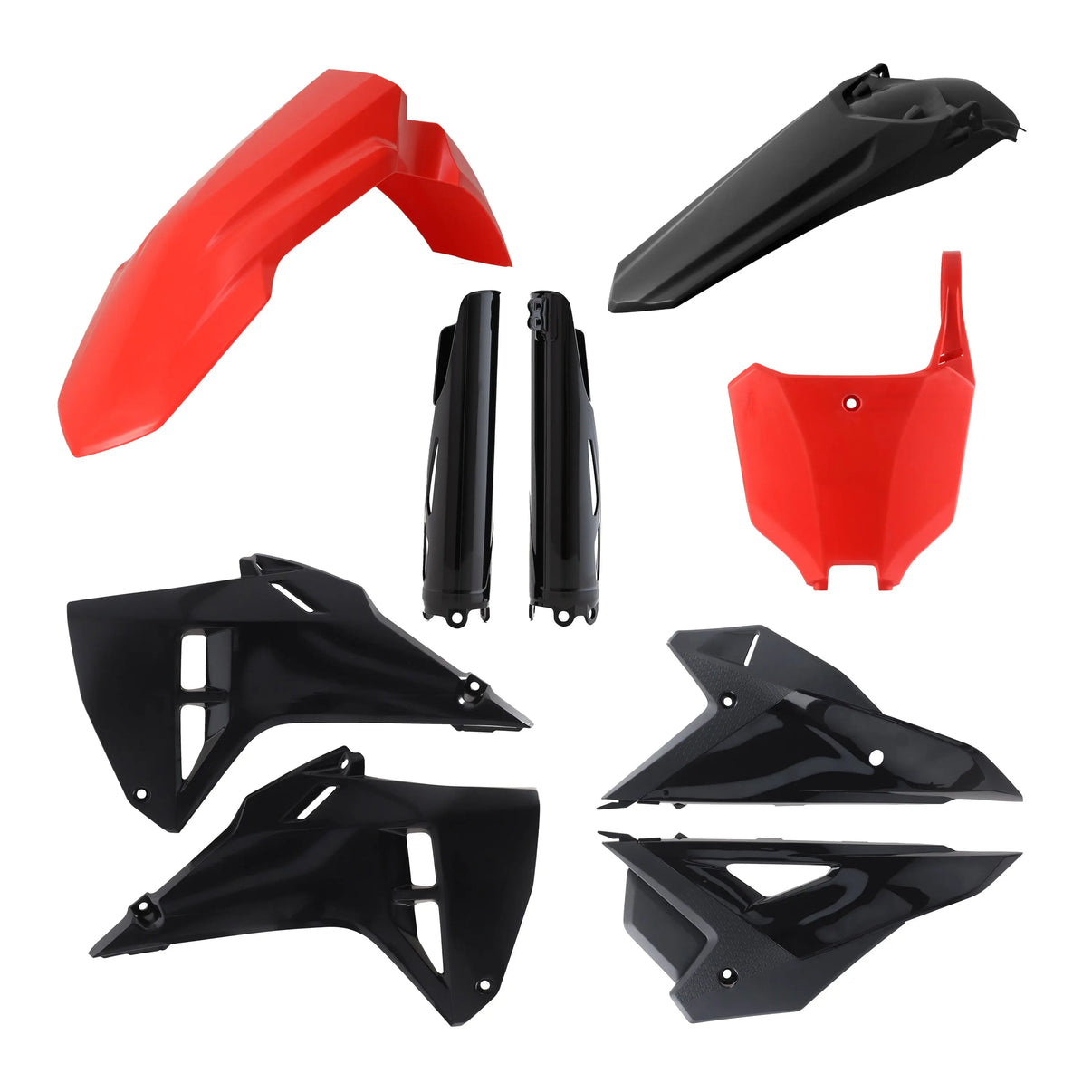 Plastic Kit Full Red/Black ACERBIS