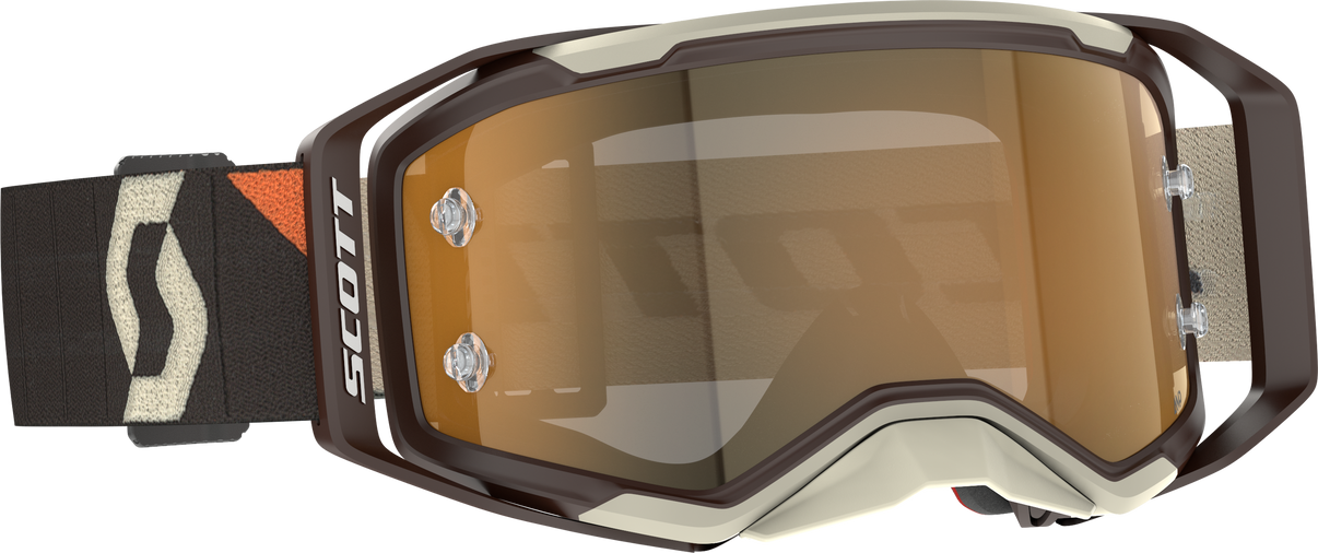Prospect 2.0 Amp Goggle Dp Brn/Bge Amp Gld Chrm Work SCOTT
