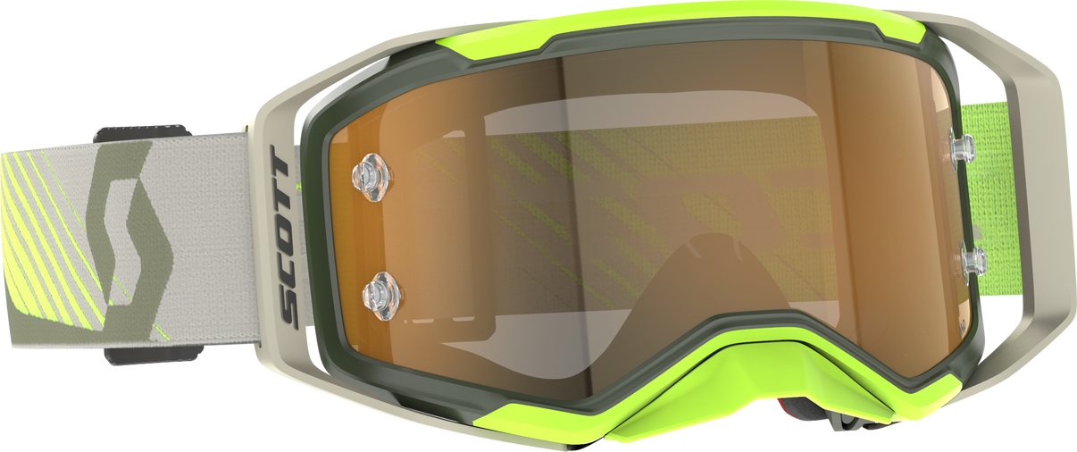 Prospect 2.0 Amp Goggle Kaki Grn/N Ylw Amp Gld Chr Wrk SCOTT