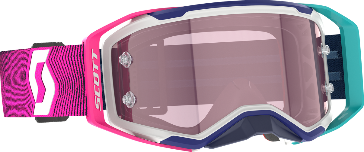 Prospect 2.0 Amp Goggle Stlth Bl/Rad Pnk Amp Rose Wrks SCOTT