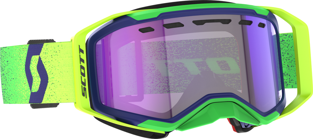 Prospect 2.0 Smb Ls Goggle Mdnt Prp/Sfty Ylw Ls Blue Chrm SCOTT