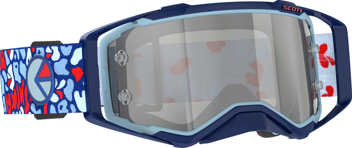 Prospect Goggle Ethika Blue/Red Silver Chrome Works SCOTT