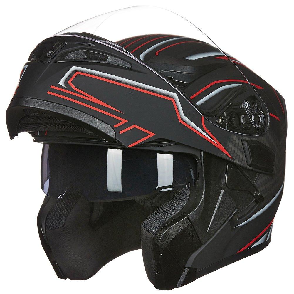 ILM Motorcycle Modular Full Face Helmet Model 902LED ILM