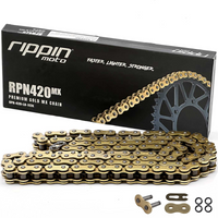 RPN420MX Premium Gold MX O-Ring Chain for Sur-Ron LBX, Talaria, Rawrr & E-Ride PRO SS Rippin Moto