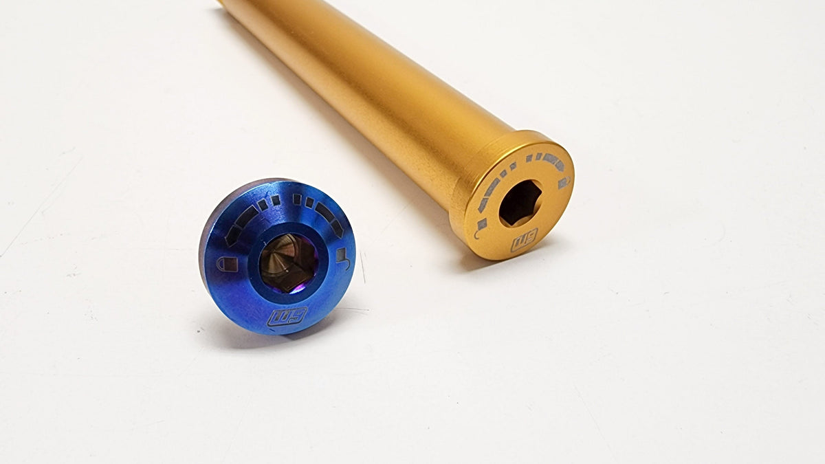 RST Fork Front Axle by Warp 9 Elektrisches Racing