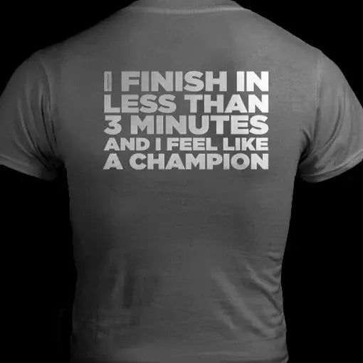 Rabaconda "I Finish In 3 Minutes" T-Shirt Rabaconda