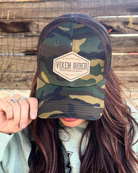 Rebel Camo Trucker OFF-ROAD VIXENS CLOTHING CO.
