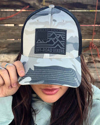 Ride Free Camo Trucker OFF-ROAD VIXENS CLOTHING CO.