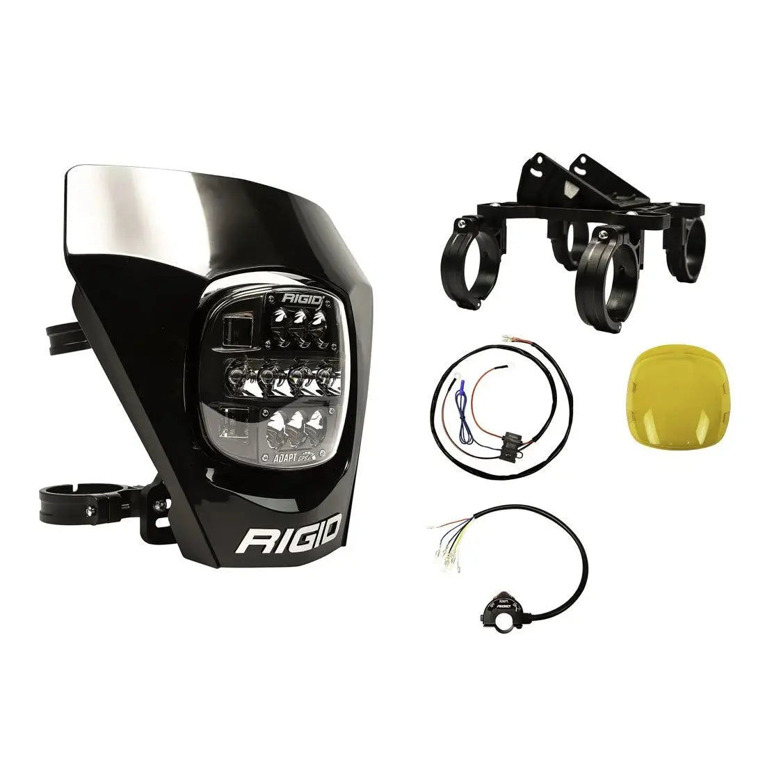 Rigid Adapt XE Extreme Enduro LED Moto Lighting Kit - Universal Fit (black) RIGID