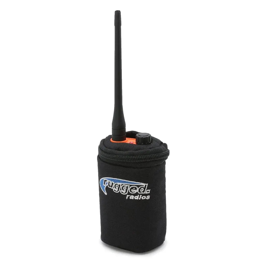 Rugged Radios Handheld Radio Bag - Black Ballistic Nylon Rugged Radios