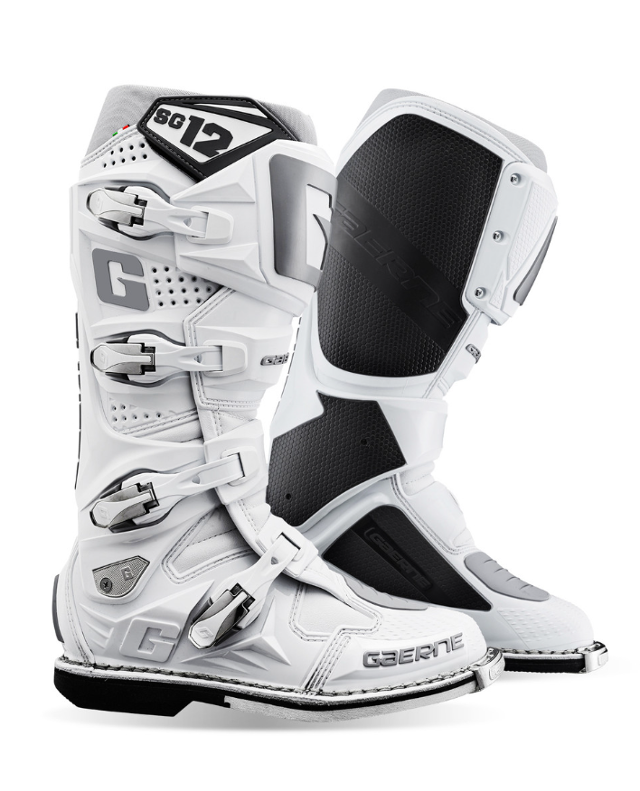 Gaerne SG12 Boots - White - LiveTheGnar