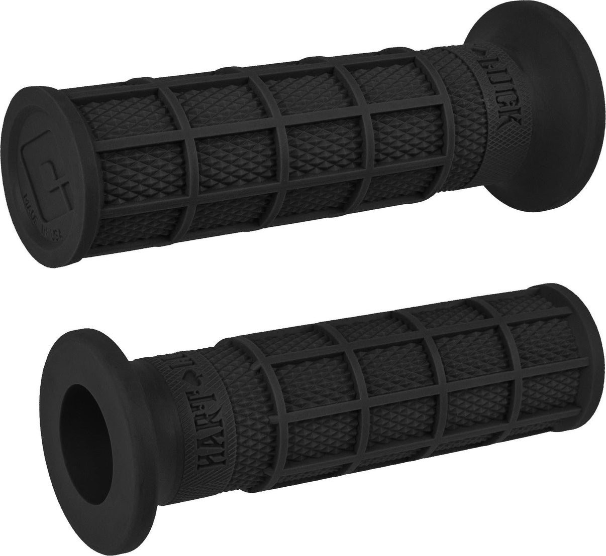 Single Ply Waffle Grips Vtwin Black ODI