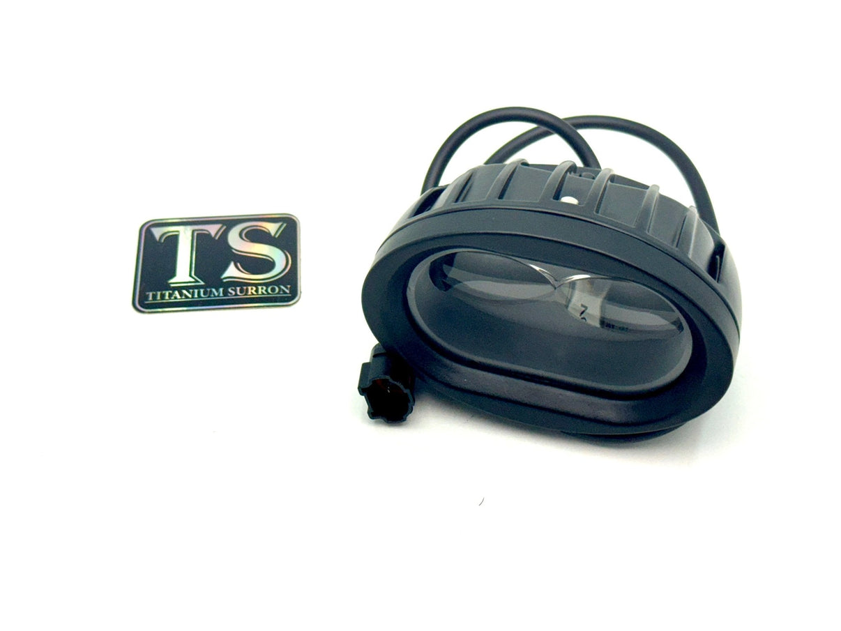 Surron LBX OEM Headlight Replacement. Plug and Play Titanium Surron