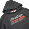 Pullover Hoodie Troy Lee Designs Factory Racing BLACK HEATHER / RED image 3