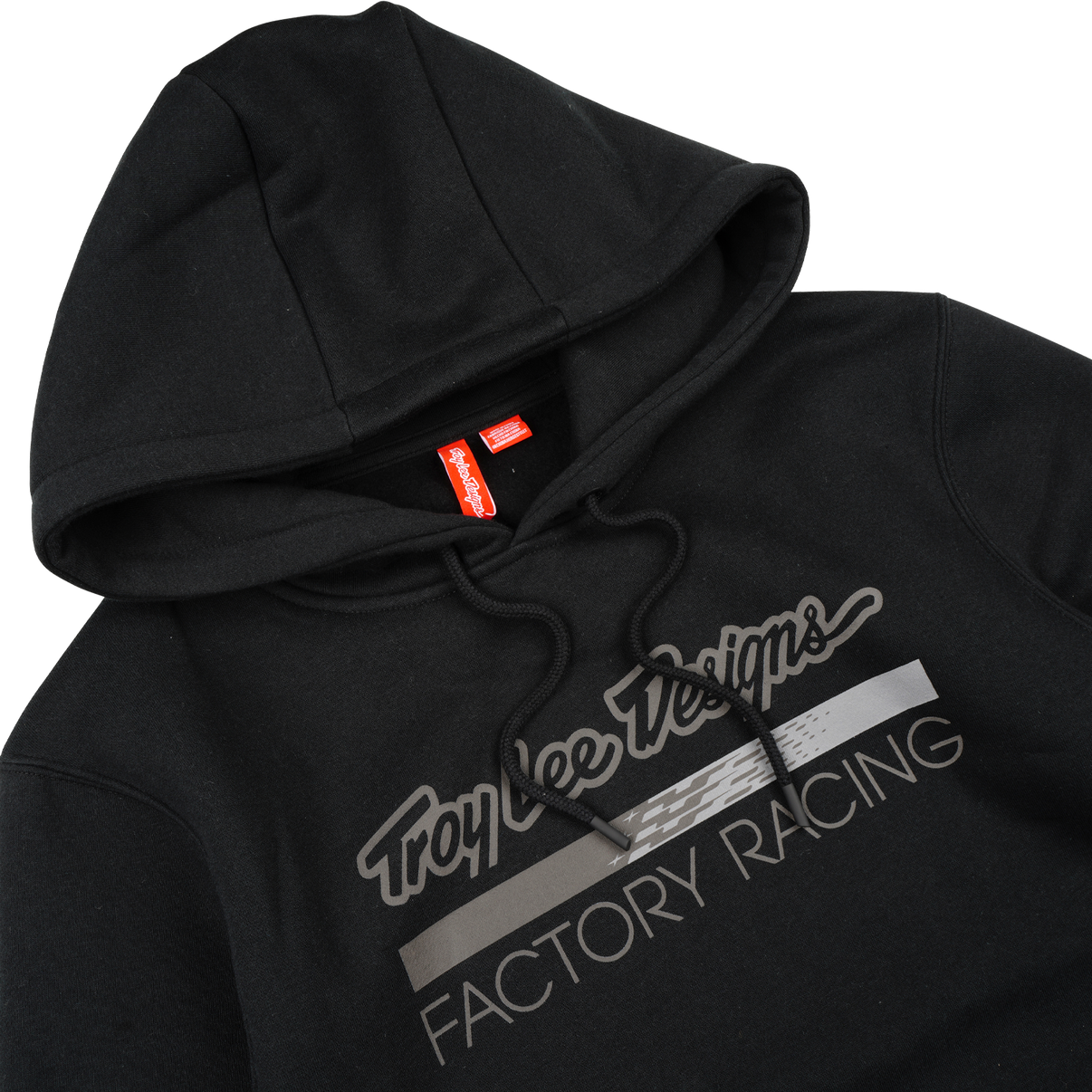 Pullover Hoodie Troy Lee Designs Factory Racing BLACK / REFLECTIVE image 3