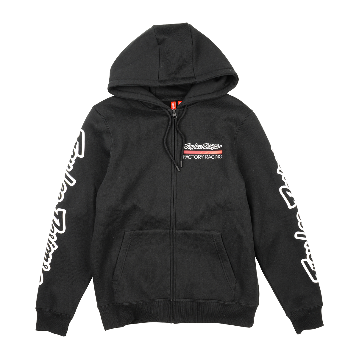 Zip Up Hoodie Troy Lee Designs Factory Racing BLACK / RED image 1
