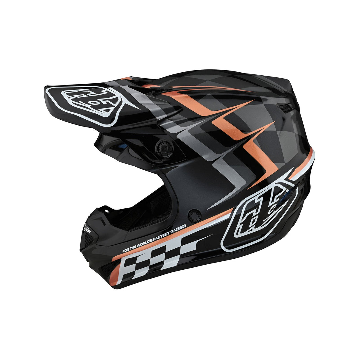 SE4 Polyacrylite Helmet Warped BLACK / COPPER image 1