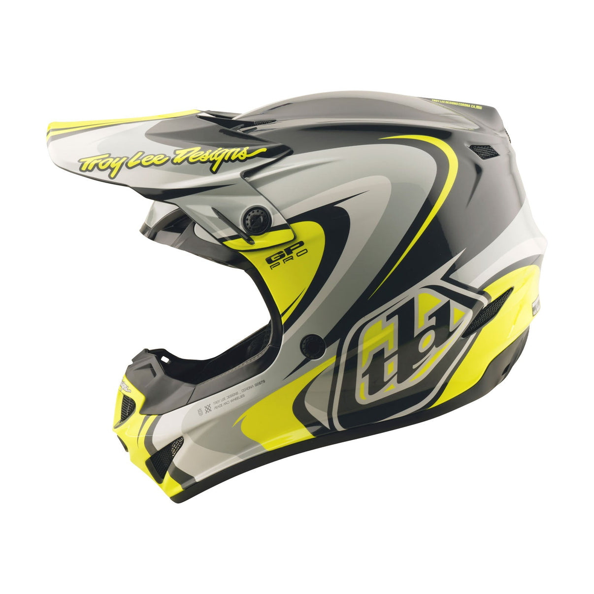 GP Pro Helmet W/MIPS Crossover GRAY / FLO YELLOW image 1