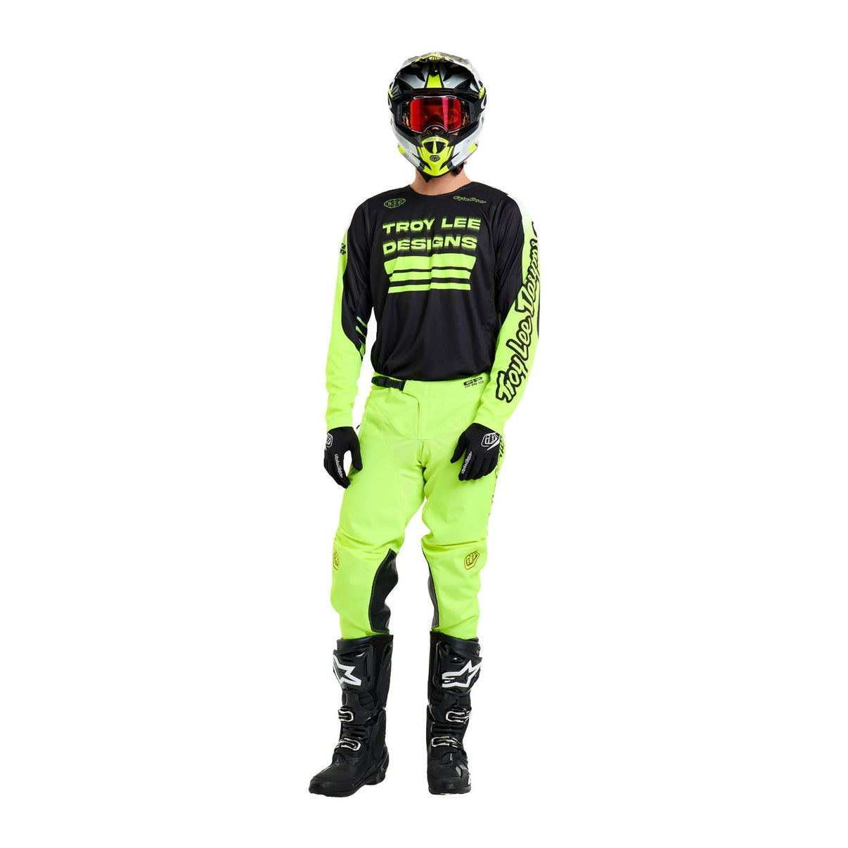 GP Pro Jersey Segment BLACK / FLO YELLOW image 11