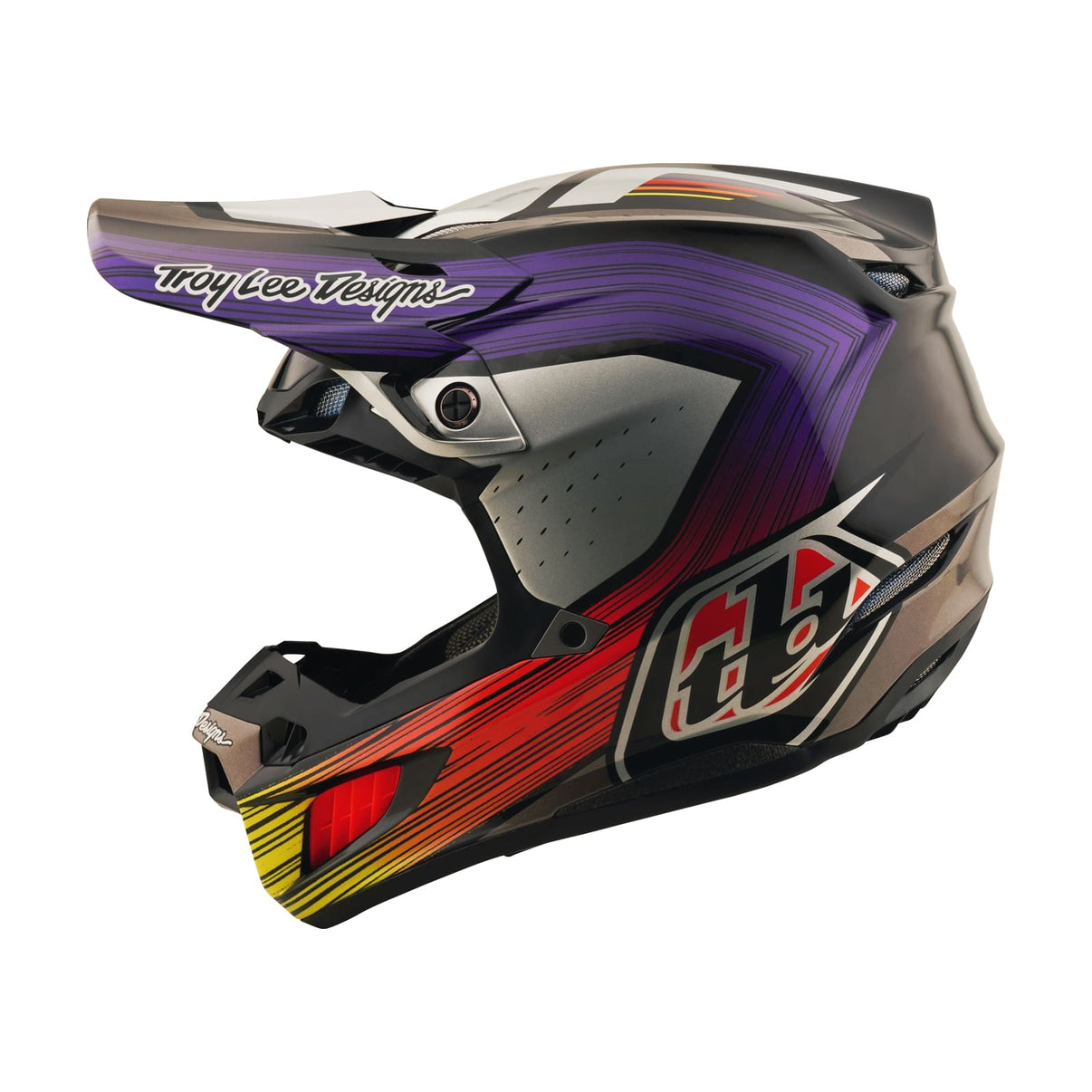 SE5 Carbon Helmet W/MIPS Stripes BLACK / PURPLE image 1