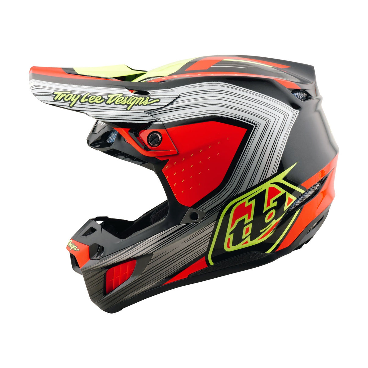 SE5 Composite Helmet W/MIPS Stripes BLACK / INFRA RED image 1