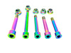 Talaria MX3, MX4 Linkage / Rear Shock Mount Kit Custom Titanium Surron