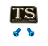 Titanium Motor Shaft Cover Bolts (Set of Two) Surron, Segway, 79 Bike, ERP