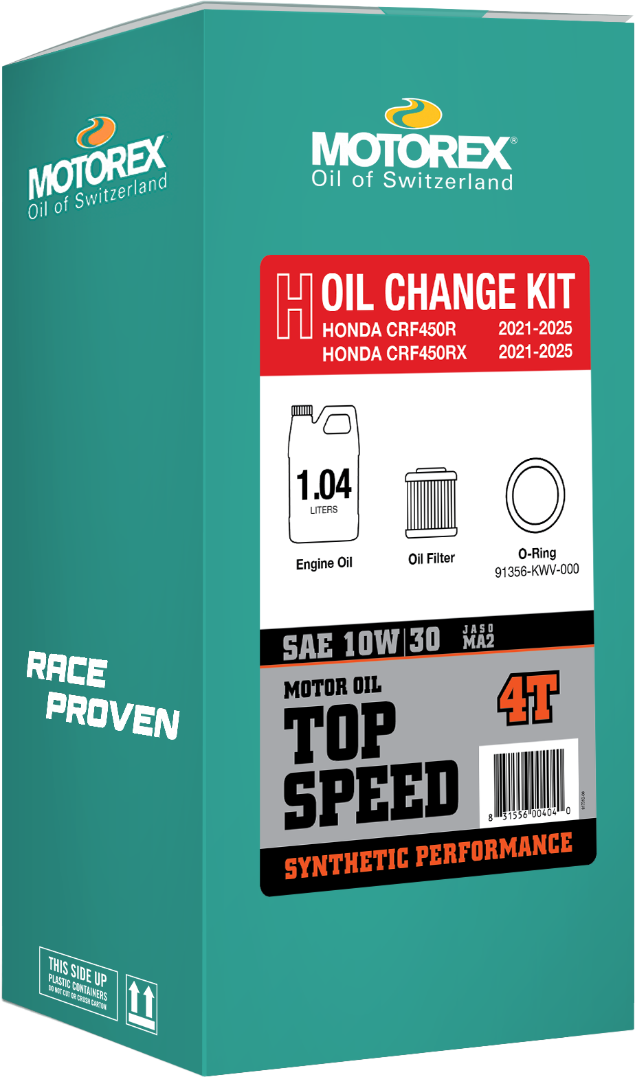 Top Speed Oil Change Kit Hon 1.04l 10w/30
