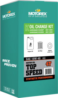 Top Speed Oil Change Kit Kaw 0.80l 10w/40