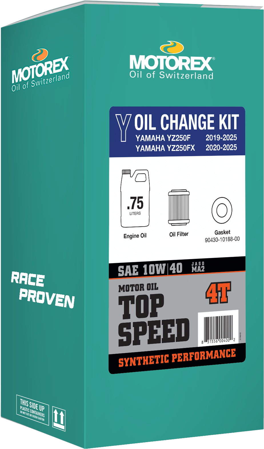 Top Speed Oil Change Kit Yam 0.75l 10w/40