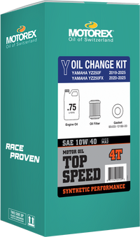 Top Speed Oil Change Kit Yam 0.75l 10w/40