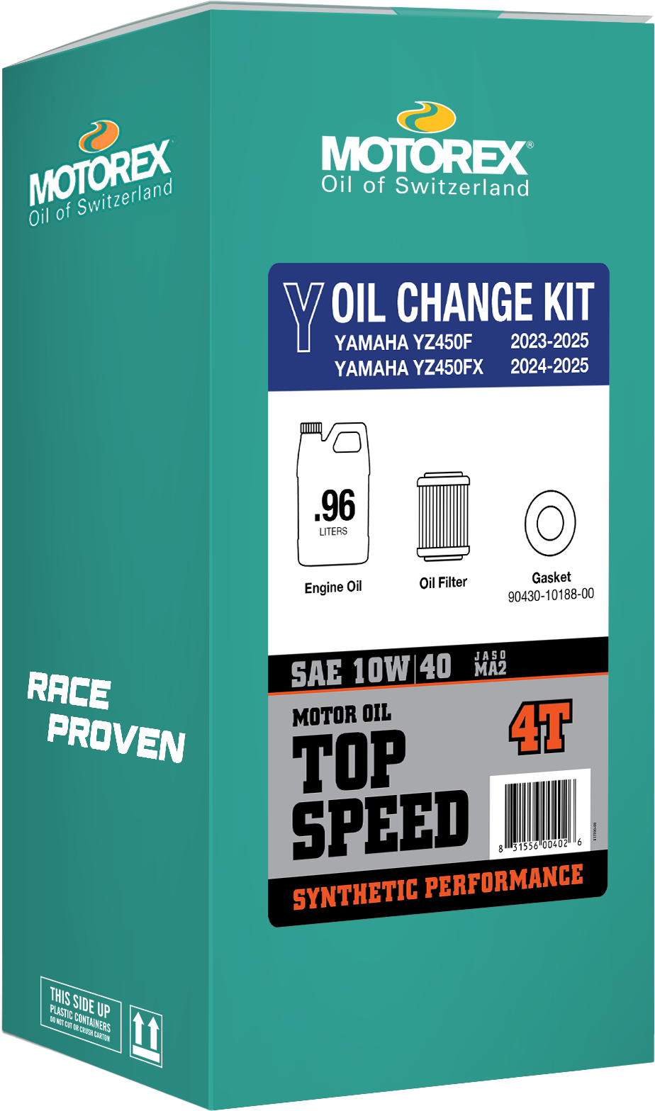 Top Speed Oil Change Kit Yam 0.96l 10w/40