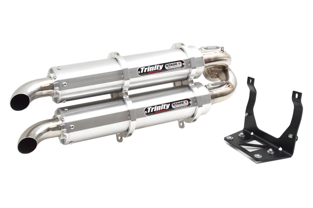 Boost Power with Trinity Racing Stage 5 Dual Slip-On Exhaust System ...