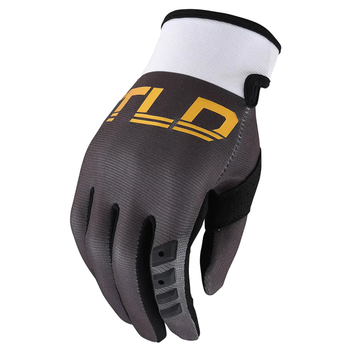 Troy Lee Designs Womens GP Glove - Solid - Gray / Gold Troy Lee Designs