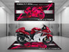 Motorcycle Mat for Suzuki Hayabusa Motorcycle - U101 MPM Motorcycle Mat