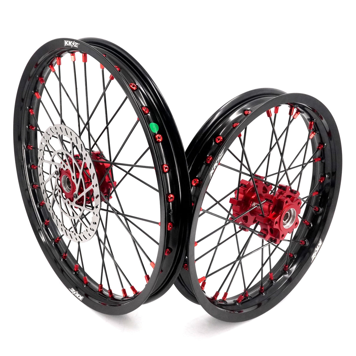 US Stock KKE 1.6*19" & 1.85*16" New Style E-bike Wheels Rim For SurRon Light Bee-X 2019-2025 Red Nipples - LiveTheGnar