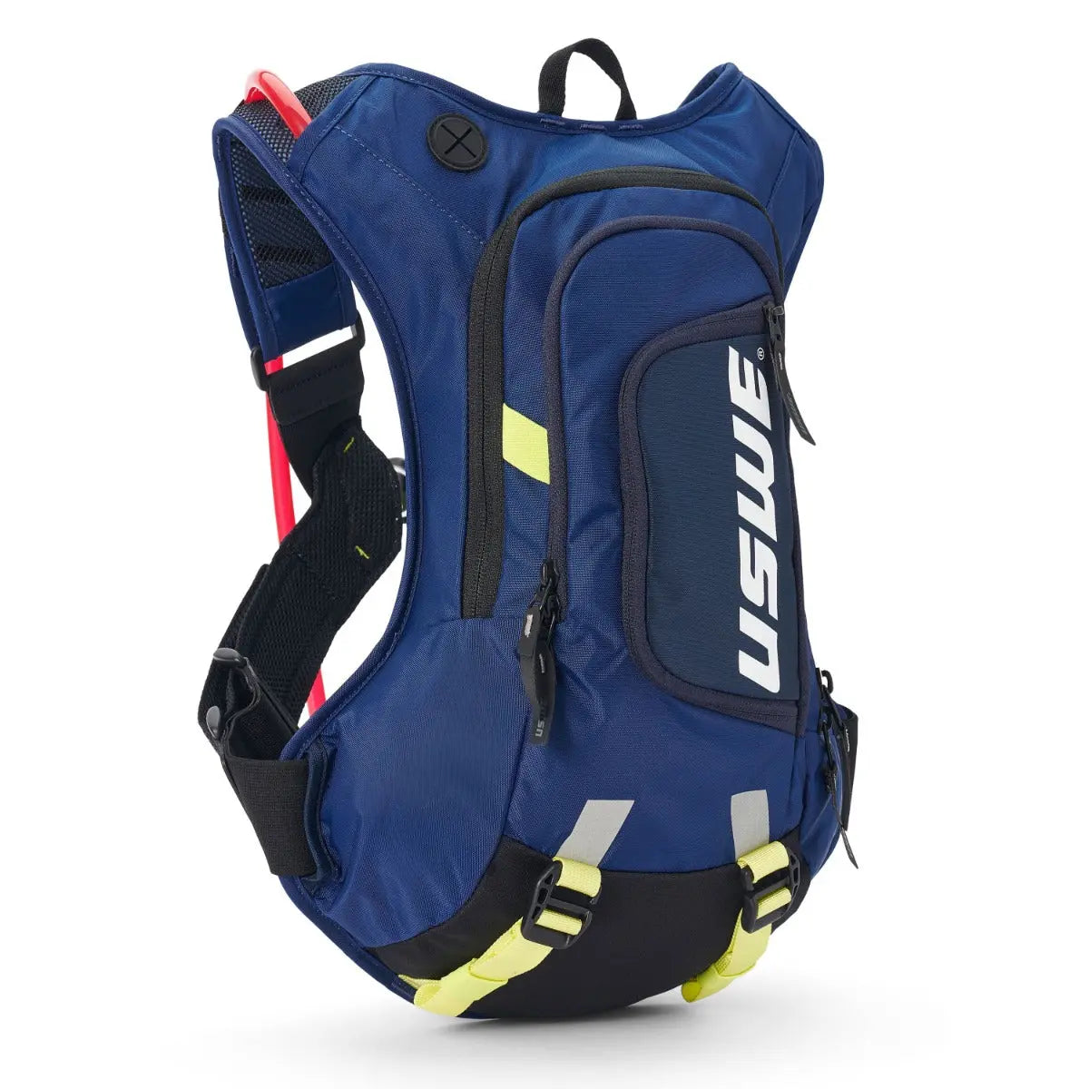 USWE Moto Hydro 12L Factory Blue Hydration Pack PNP Tube USWE