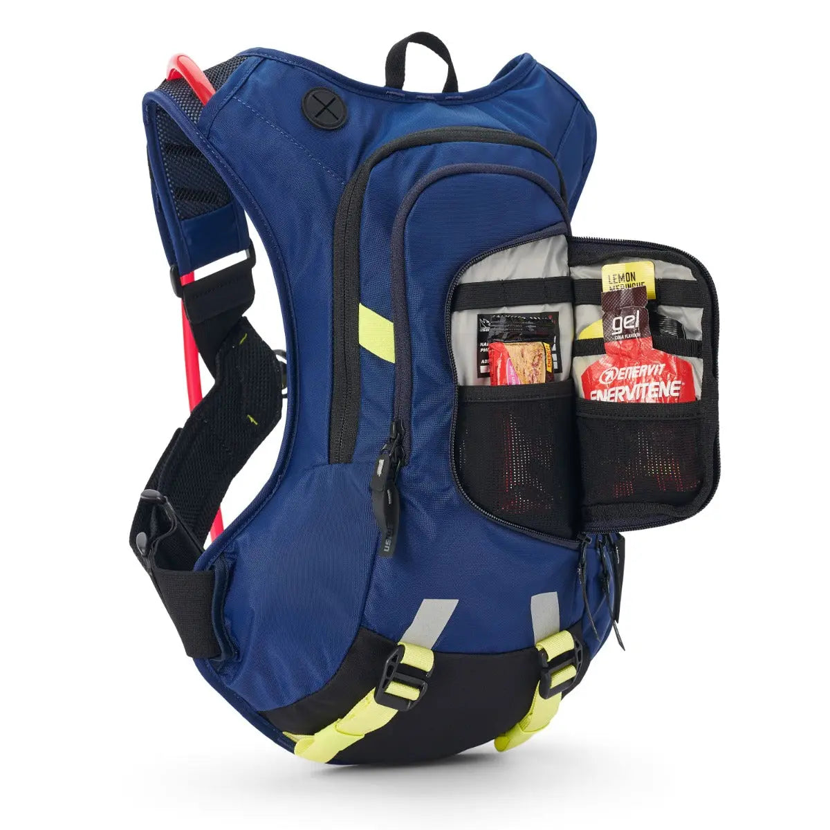 USWE Moto Hydro 8L Factory Blue Hydration Pack PNP Tube USWE