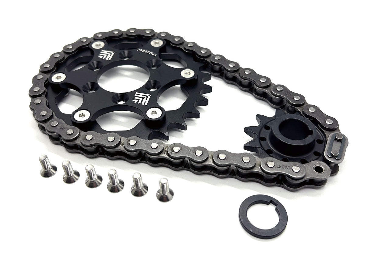 Heavy Hitter 520 Primary Chain Drive Conversion GritShift