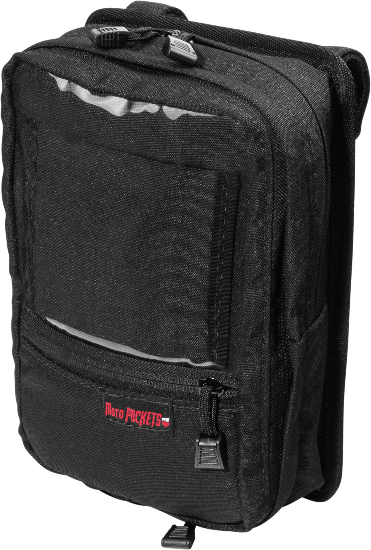 Utility Bar Bag Black 7.5x10.5x3 MOTO POCKETS