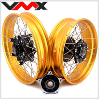 VMX-Racing 19in. 17in. Tubeless Wheels Fit For BMW F750GS 2019-2024 Gold GLM Rims KKE Racing