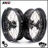 KKE 3.5 & 4.25 Wheels for Yamaha WR250F 2001 WR450F 2003-2018 Black KKE Racing
