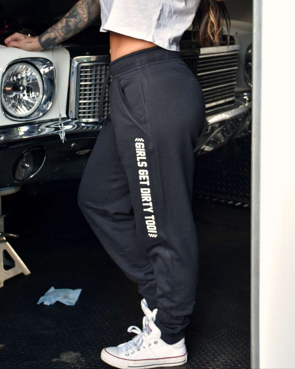 Checked out Unisex Jogger Pant OFF-ROAD VIXENS CLOTHING CO.