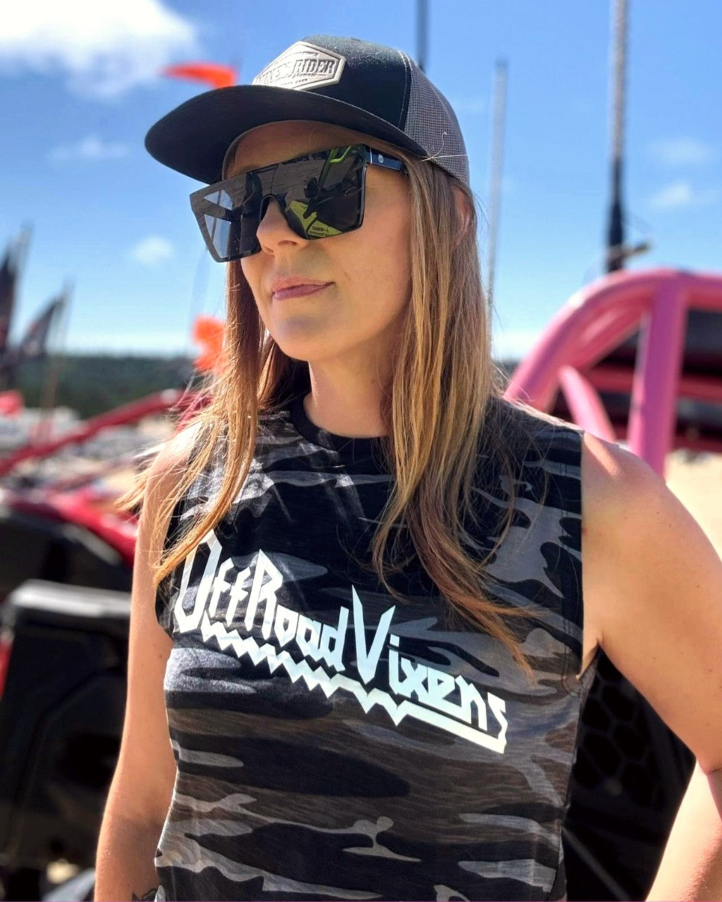 Heavy Metal Camo Muscle Tank OFF-ROAD VIXENS CLOTHING CO.