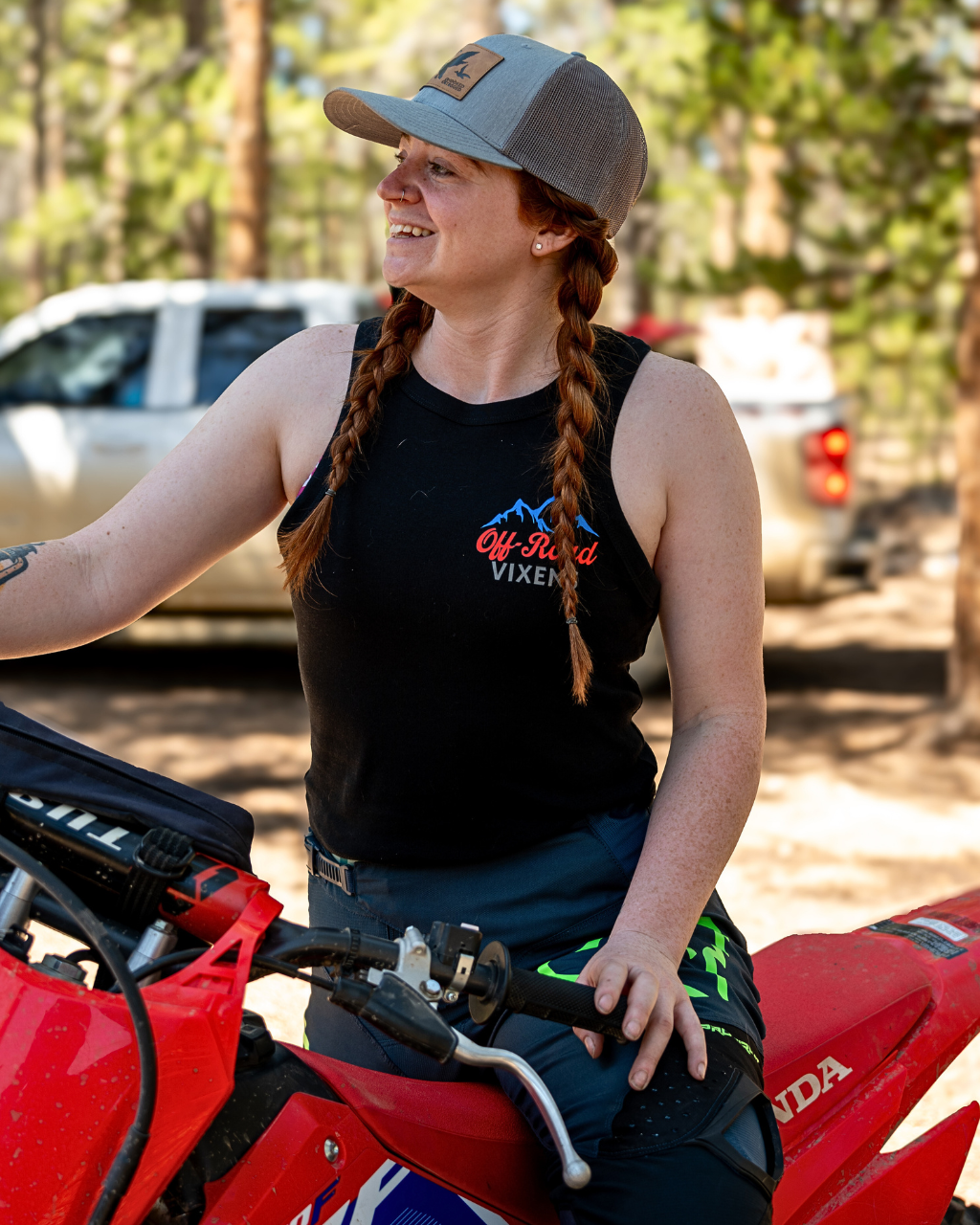 Rocky Mountain Cropped Micro Rib Tank OFF-ROAD VIXENS CLOTHING CO.