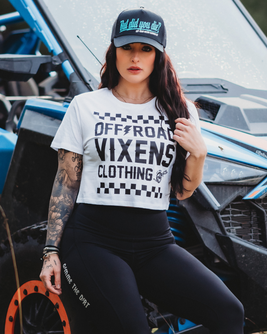 Checked Out Cropped Tee - LiveTheGnar