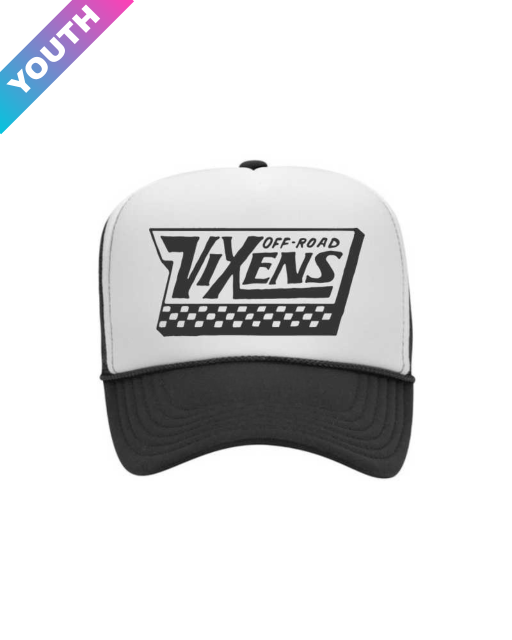 Youth Off the Wall Trucker Hat OFF-ROAD VIXENS CLOTHING CO.